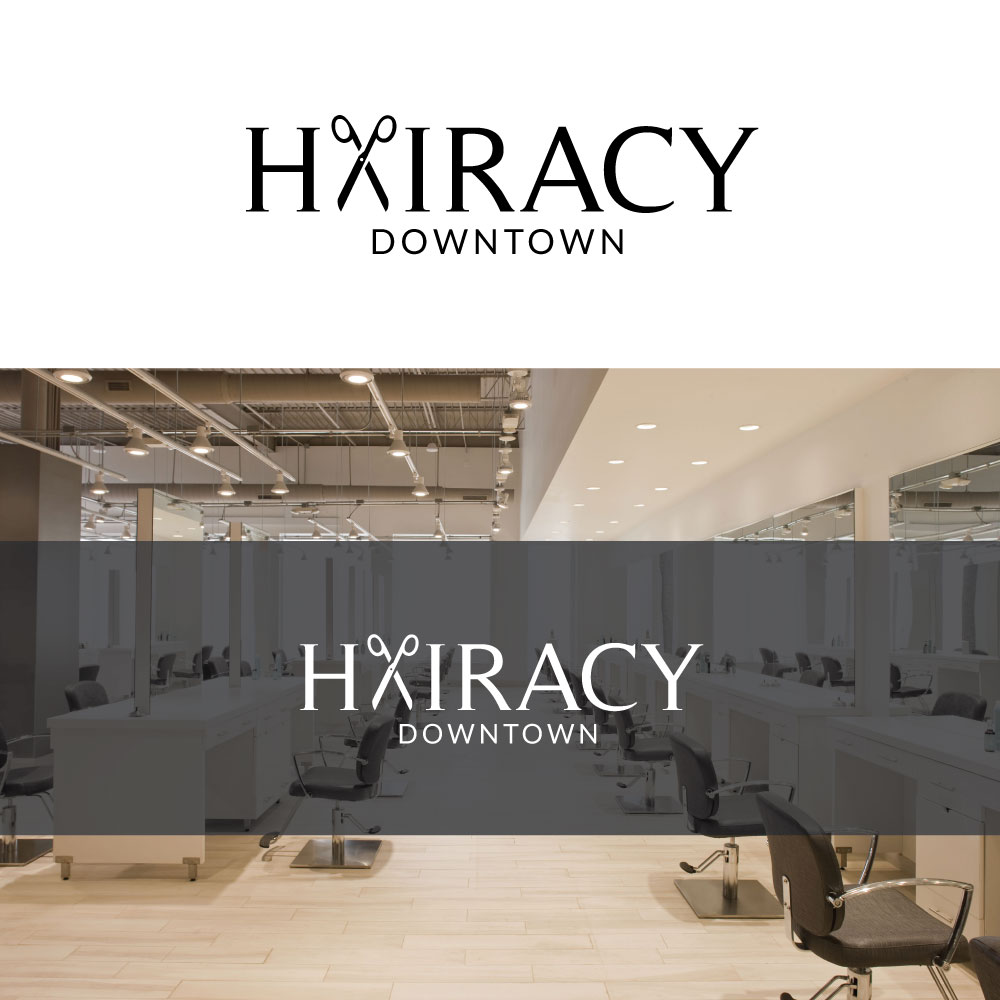 Logo-Design von ecorokerz für Hairacy Downtown | Design #22410928