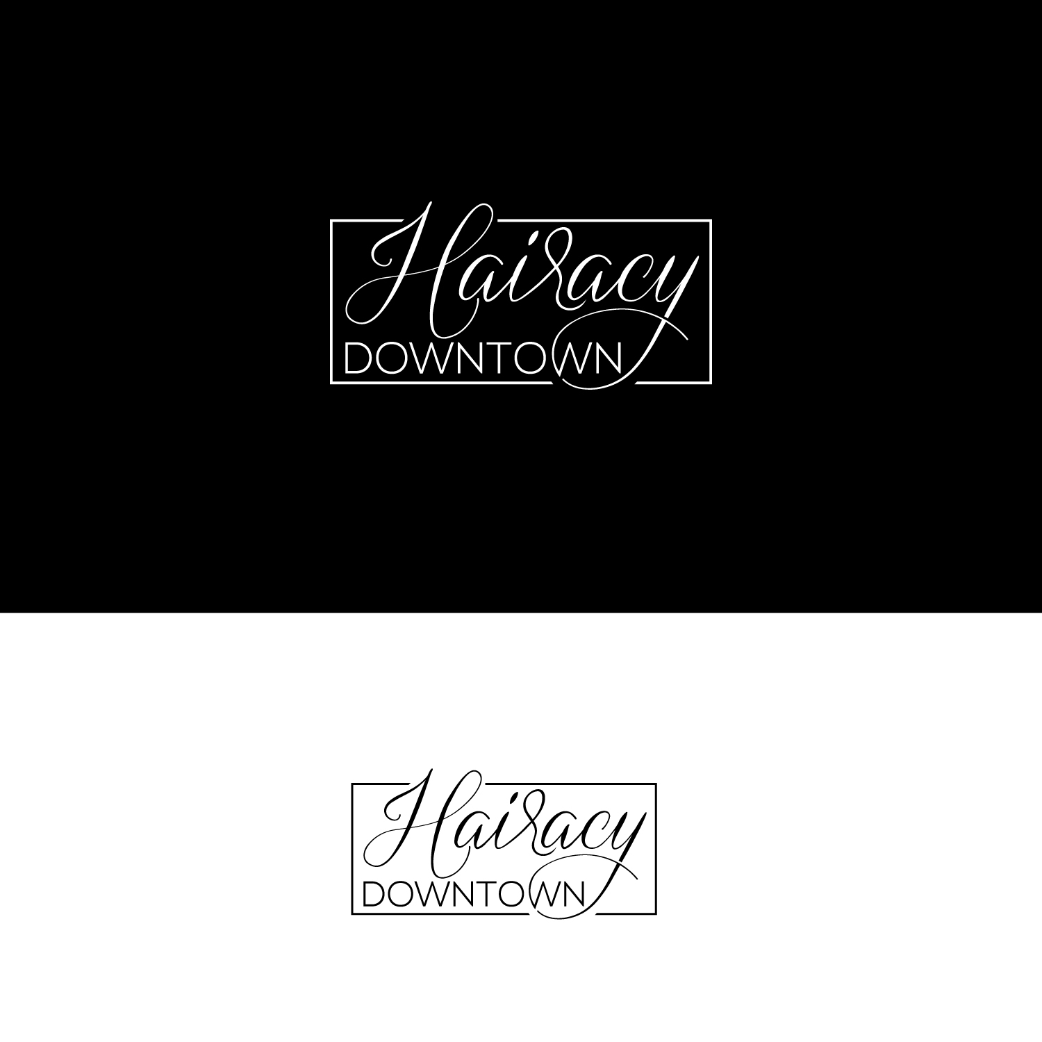 Logo Design by sankar999 for Hairacy Downtown | Design #22411169