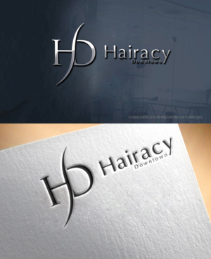 Logo-Design von graphicevolution für Hairacy Downtown | Design: #22412502