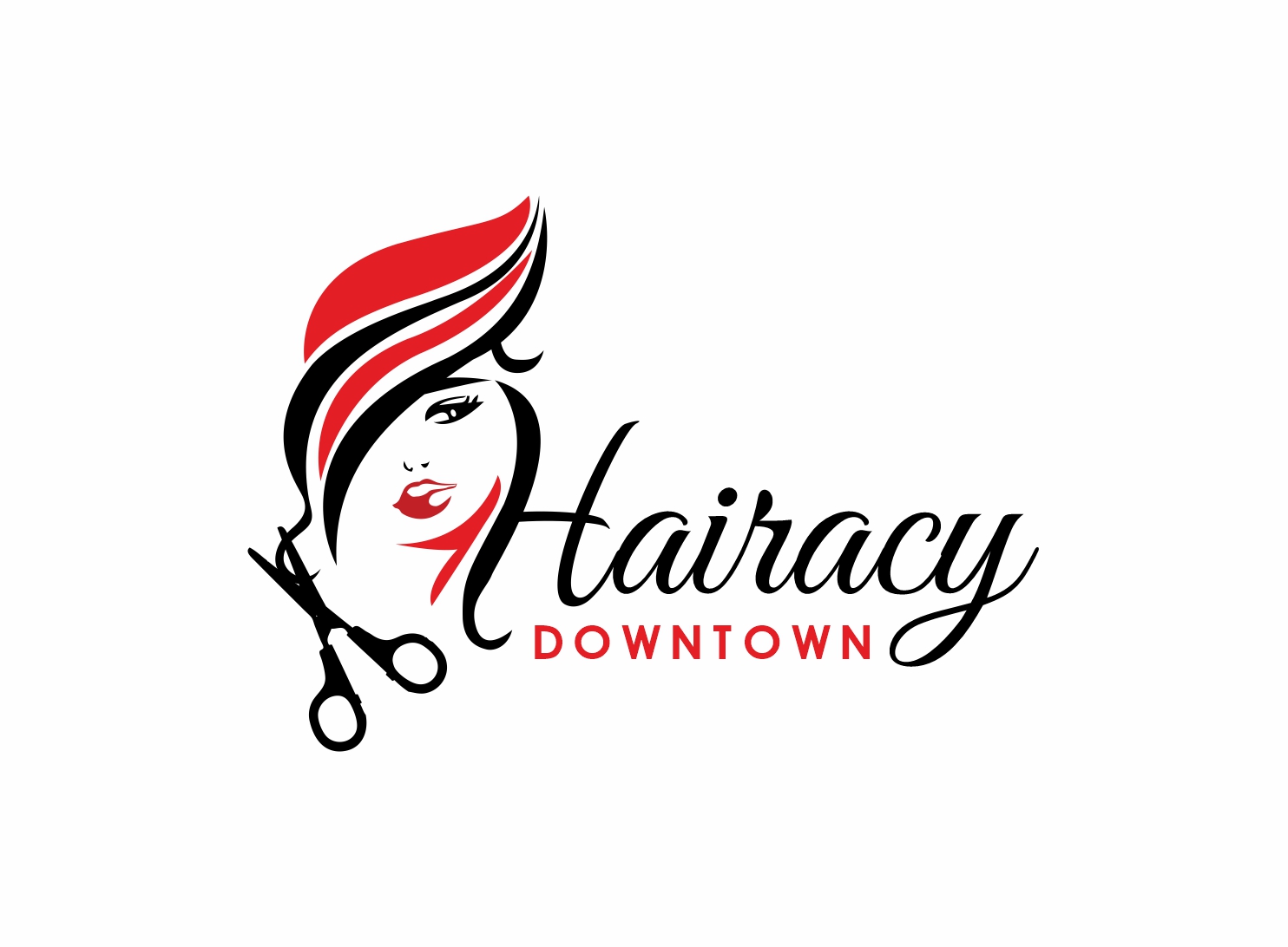 Logo Design by Pranav Creative Graphic for Hairacy Downtown | Design #22445436