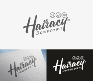 Logo Design by Pranav Creative Graphic for Hairacy Downtown | Design: #22417638