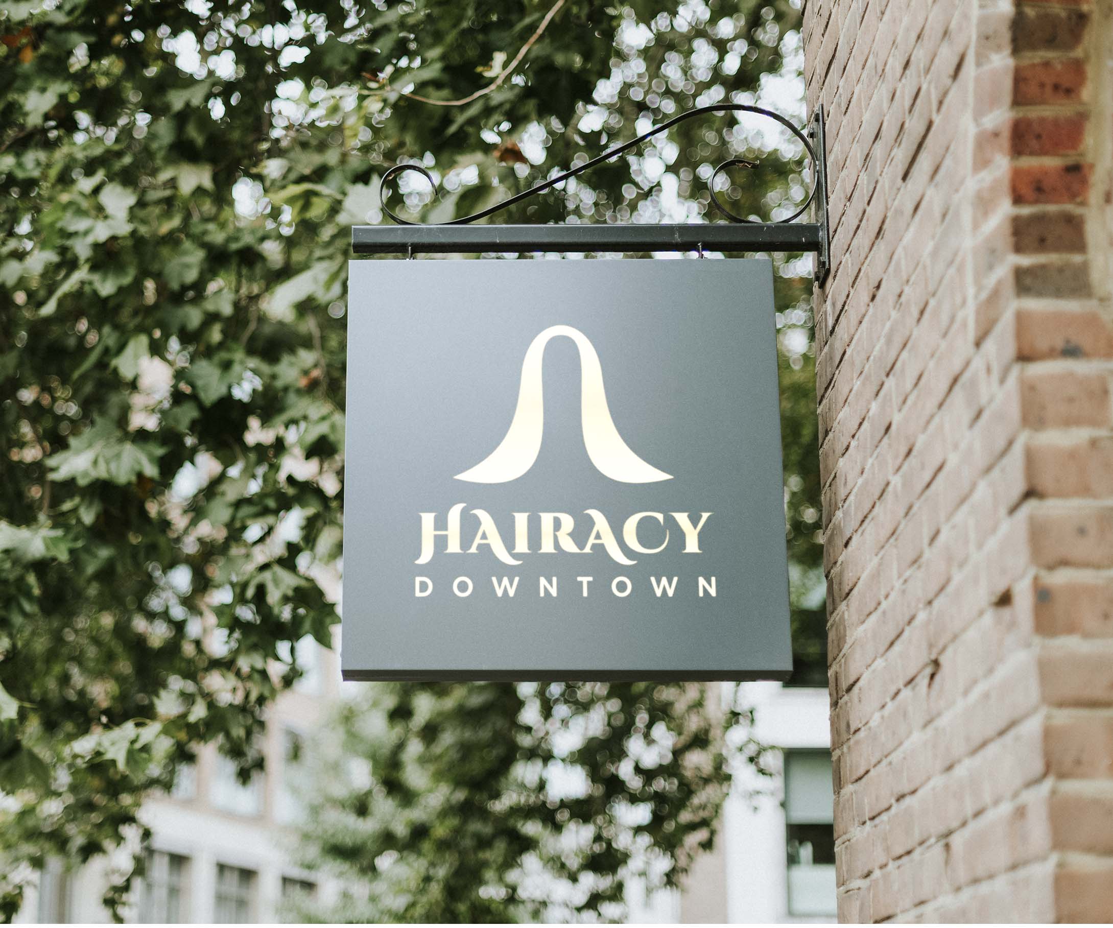 Logo Design by nasyar17 for Hairacy Downtown | Design #22408675