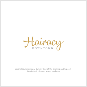 Logo Design by luthfanajah 2 for Hairacy Downtown | Design: #22424271