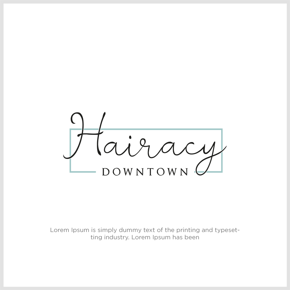 Logo Design by luthfanajah 2 for Hairacy Downtown | Design #22433109
