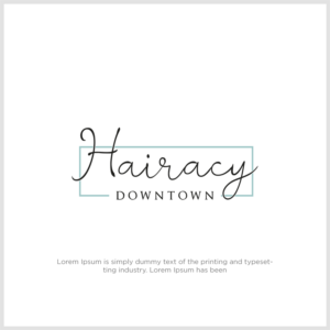 Logo Design by luthfanajah 2 for Hairacy Downtown | Design: #22433109