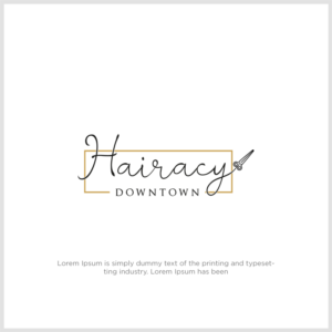 Logo-Design von luthfanajah 2 für Hairacy Downtown | Design: #22440764