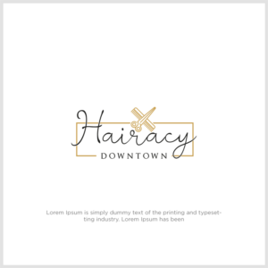 Logo-Design von luthfanajah 2 für Hairacy Downtown | Design: #22440765