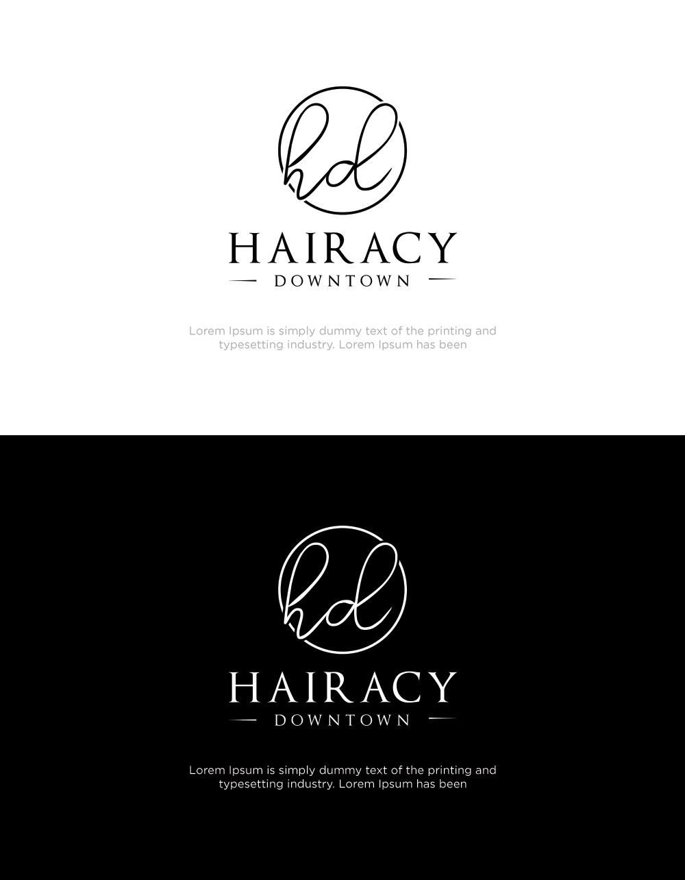 Logo-Design von luthfanajah 2 für Hairacy Downtown | Design #22465045