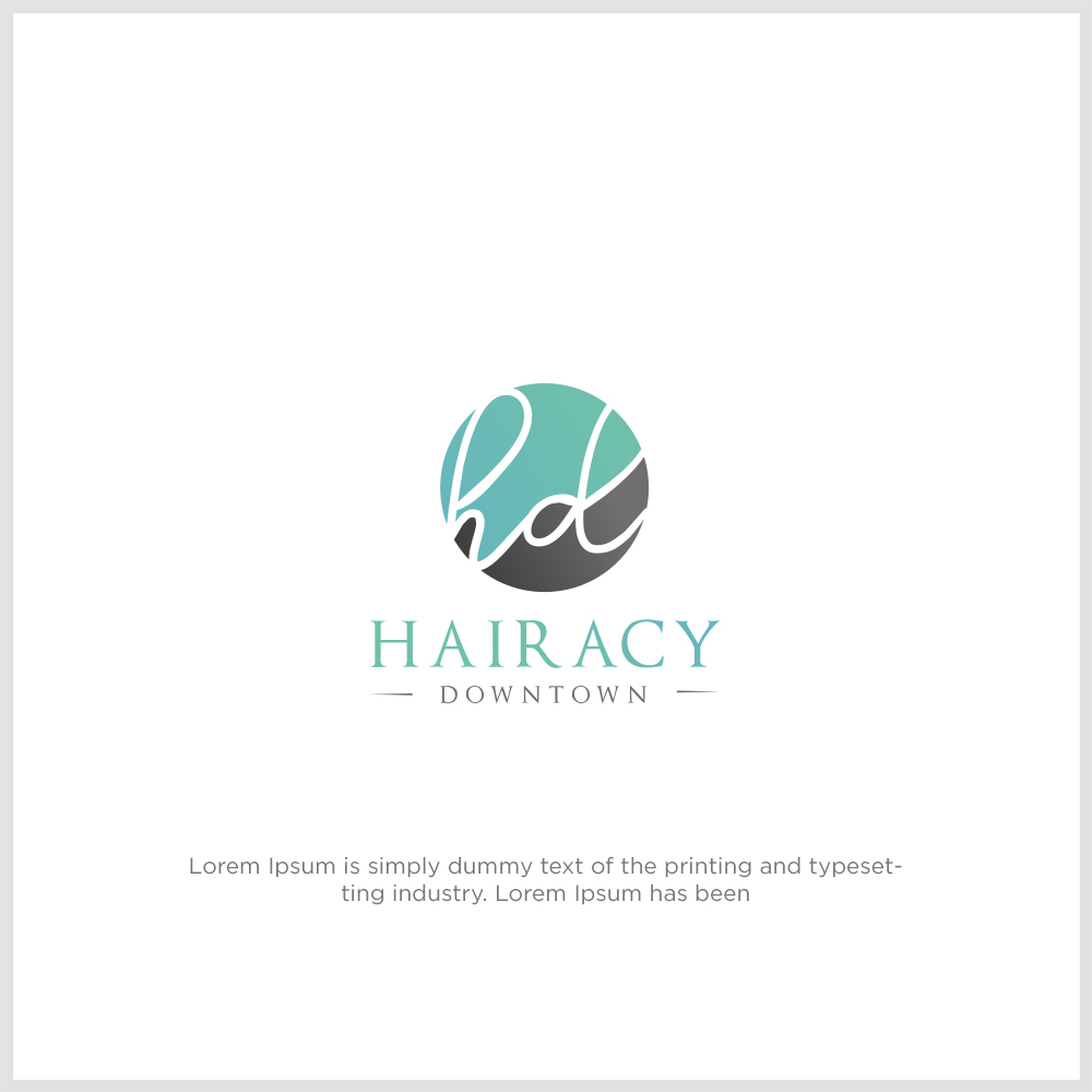 Logo Design by luthfanajah 2 for Hairacy Downtown | Design #22465179