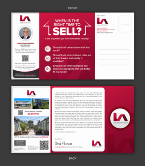 6 by 11 introduction post card for multifamily commercial real estate | Postcard Design by SAI DESIGNS