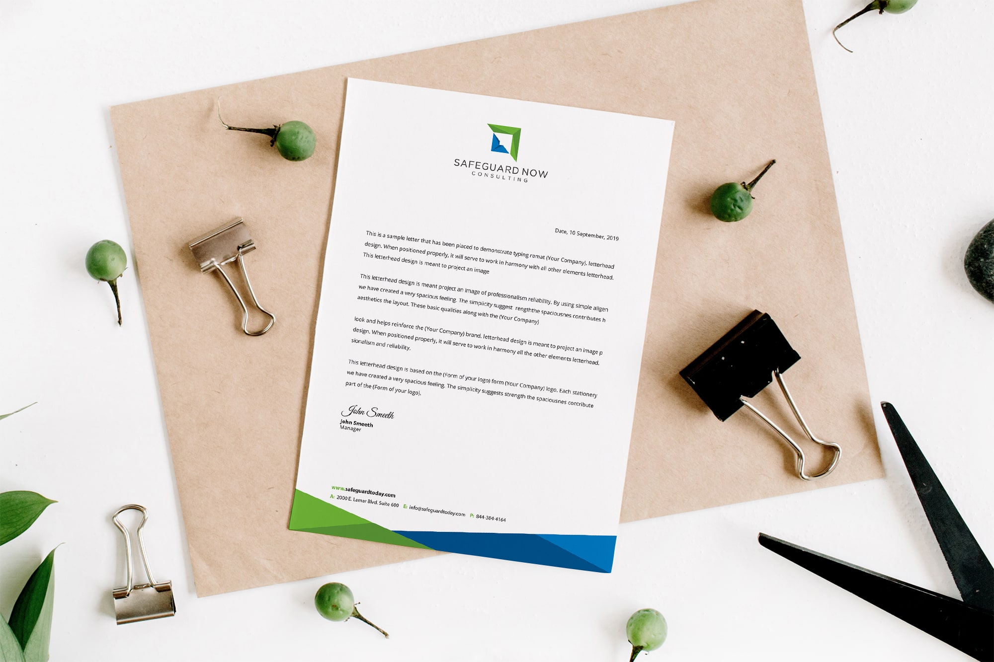 Letterhead Design by Pointless Pixels India for this project | Design #22409260