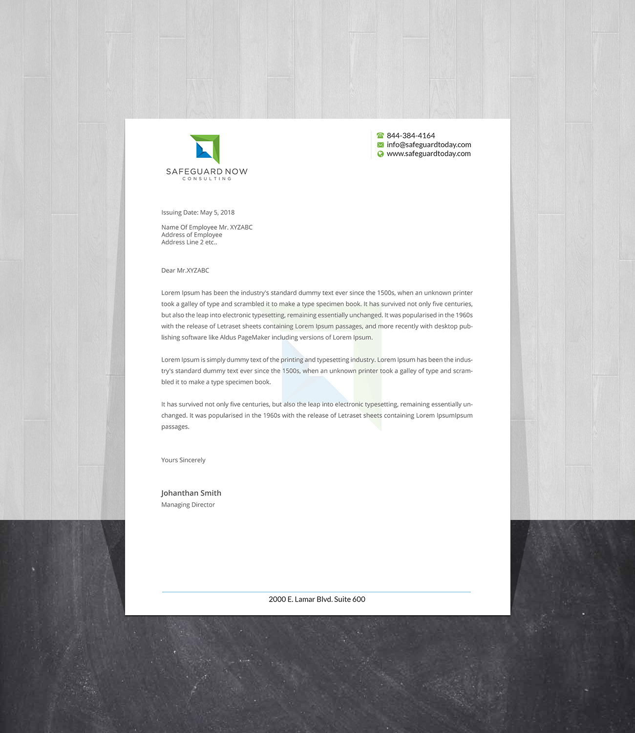 Diseño de Membrete por Creations Box 2015 para este proyecto | Diseño #22408512