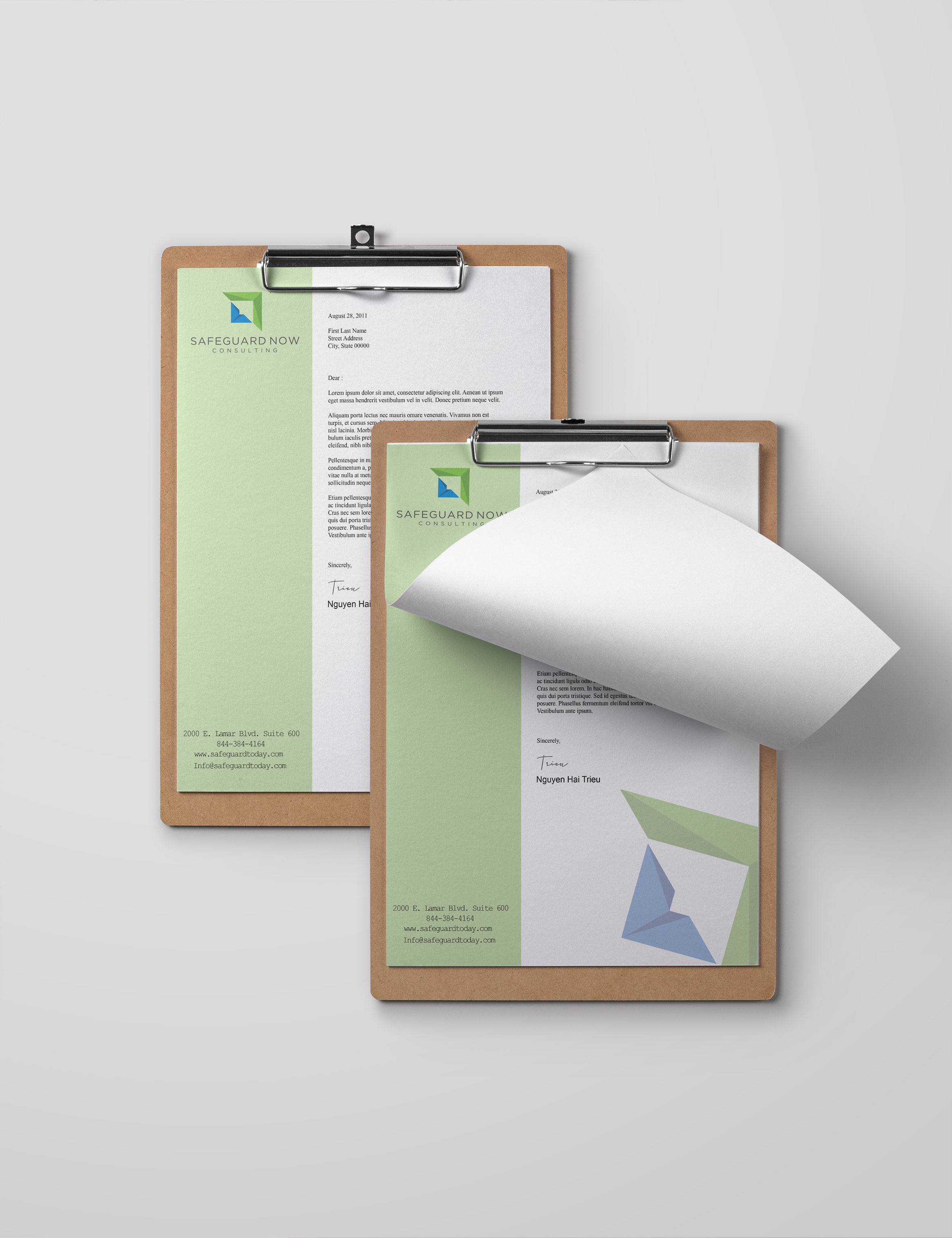 Letterhead Design by trieunguyendesigncrowd for this project | Design #22416026
