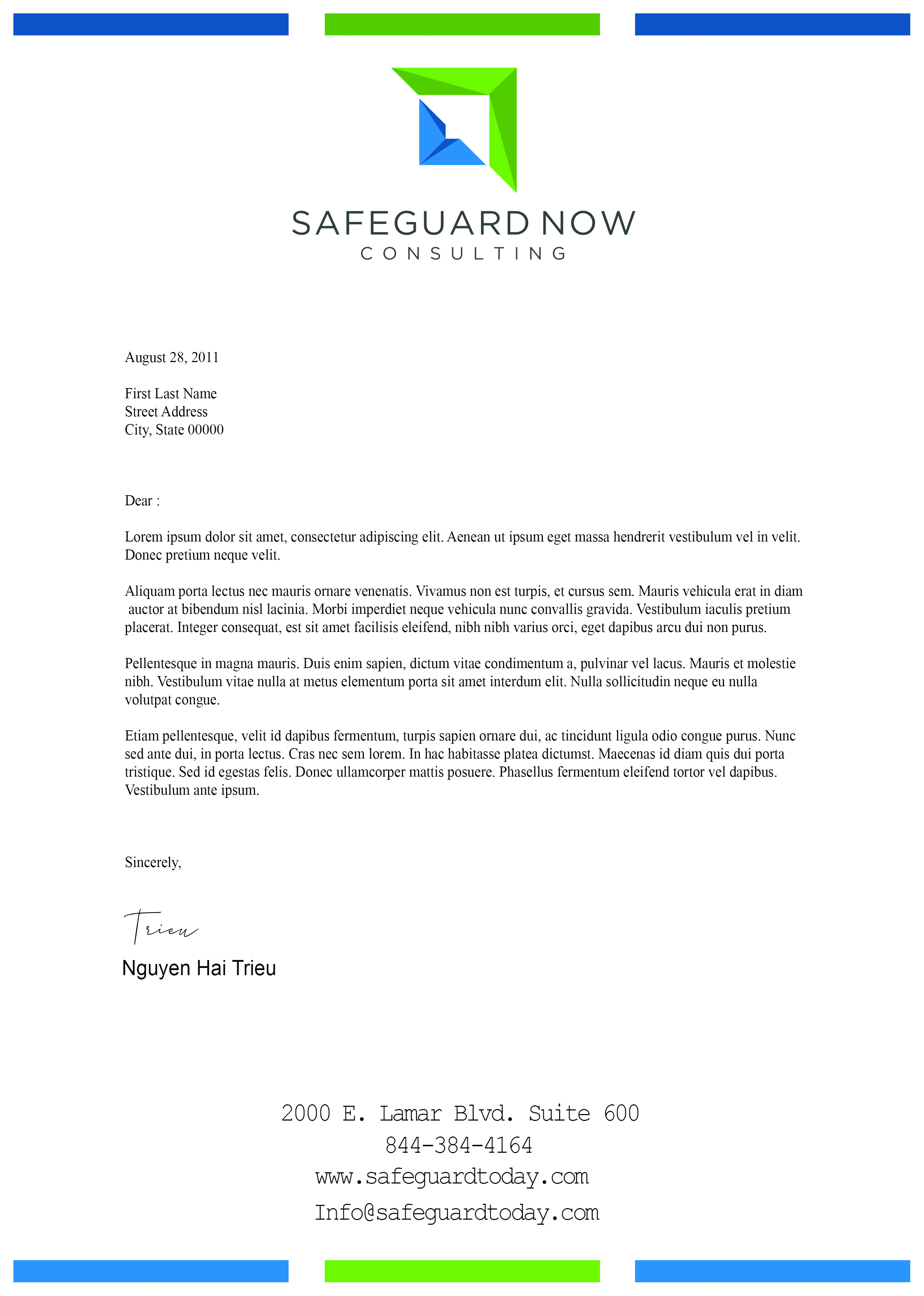 Letterhead Design by trieunguyendesigncrowd for this project | Design #22416219