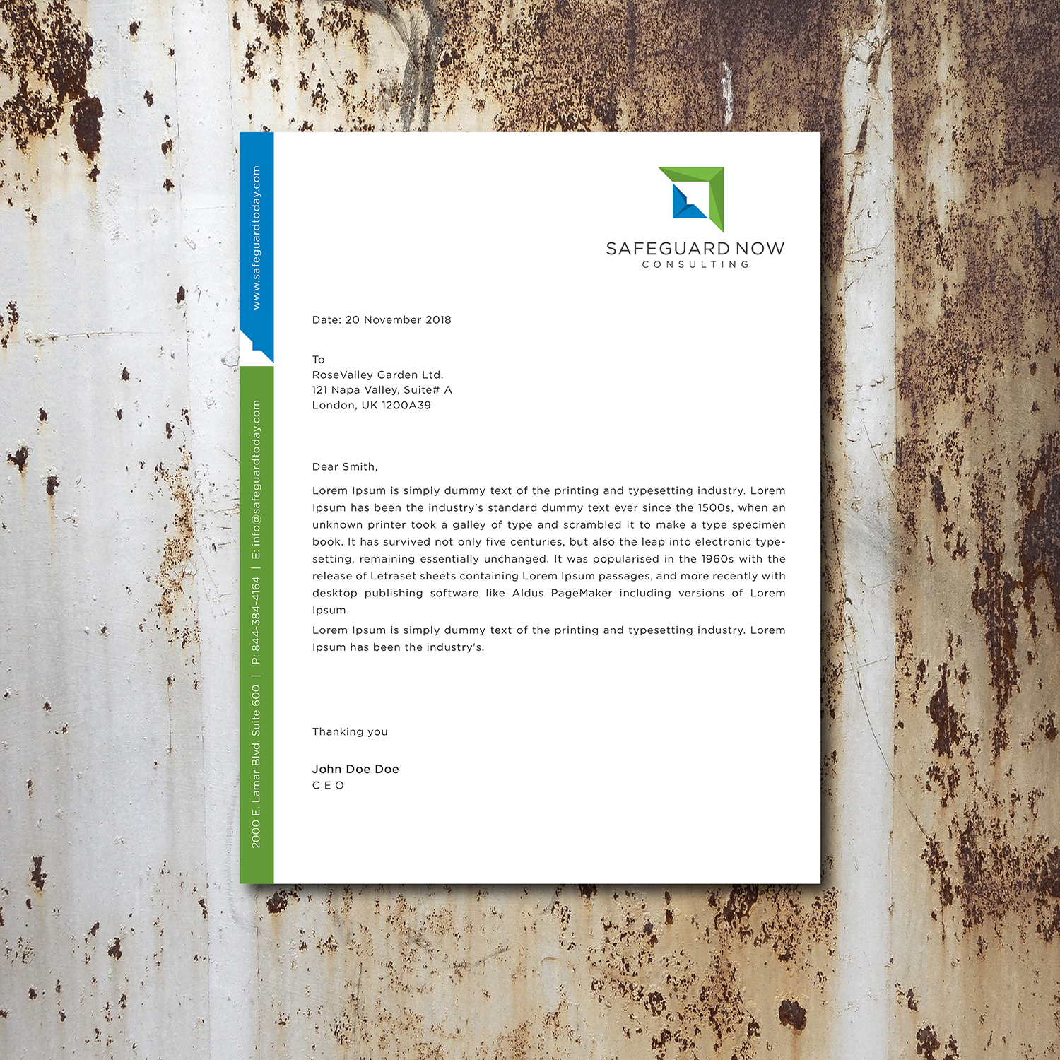 Letterhead Design by Bold Pixels for this project | Design #22420633