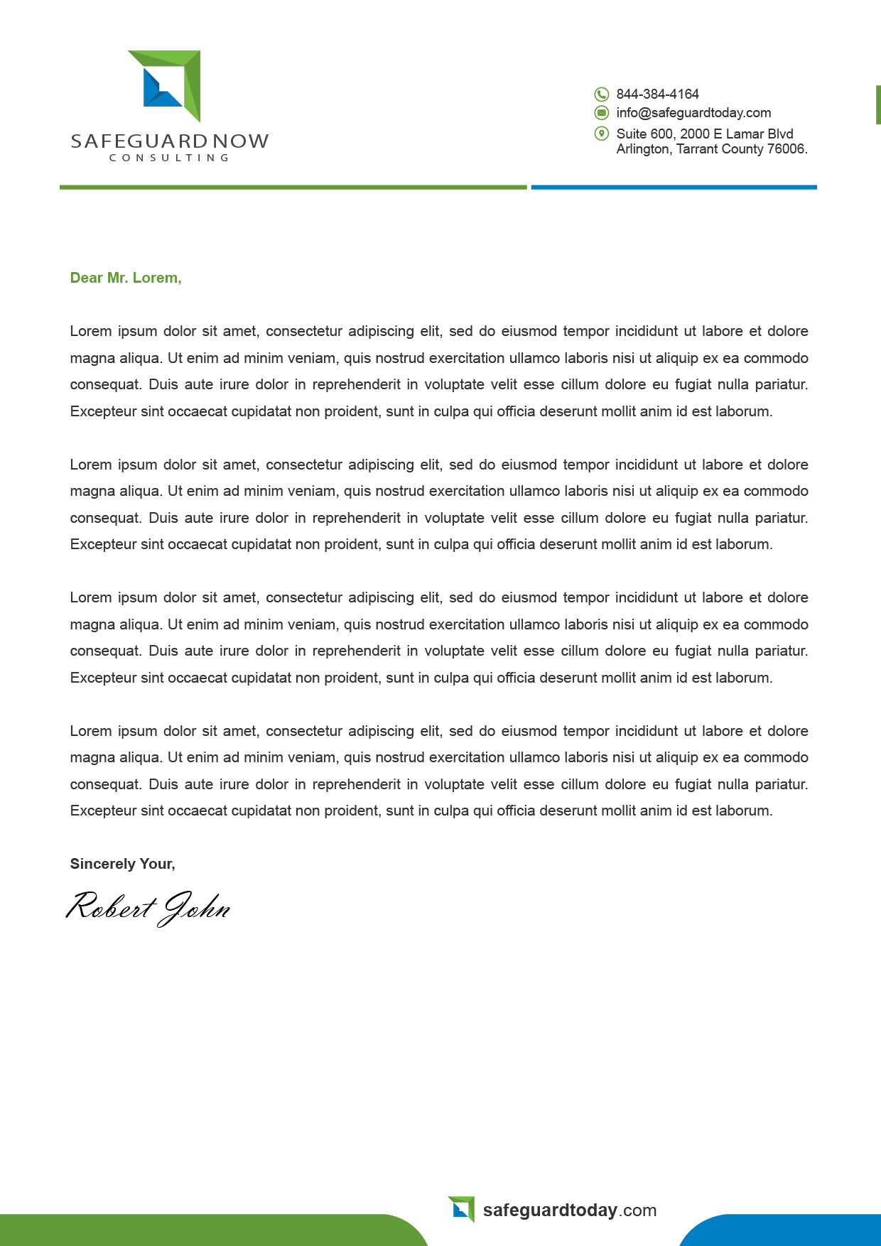 Letterhead Design by ADIL HUSSAIN for this project | Design #22410350