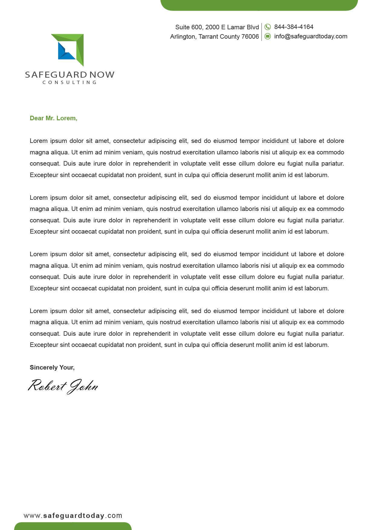 Letterhead Design by ADIL HUSSAIN for this project | Design #22410352