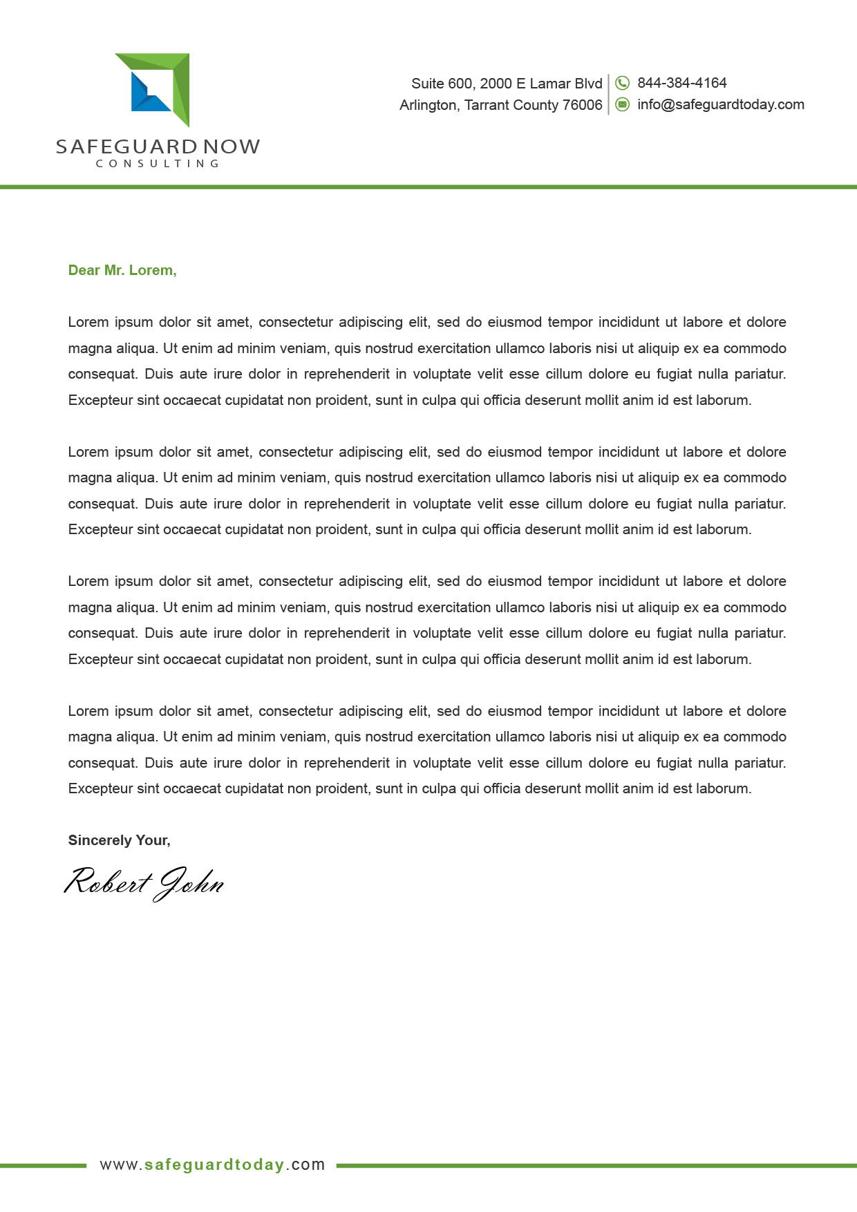 Letterhead Design by ADIL HUSSAIN for this project | Design #22410382