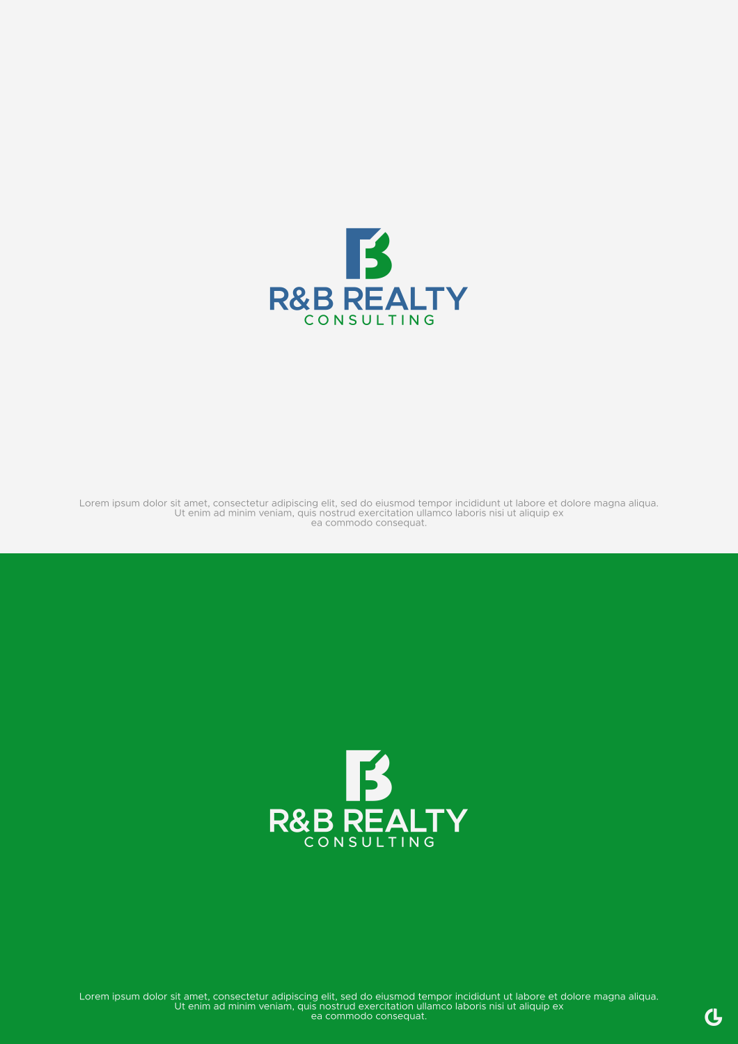 Logo Design by R!CKY for R & B Real Estate Consulting | Design #22478426