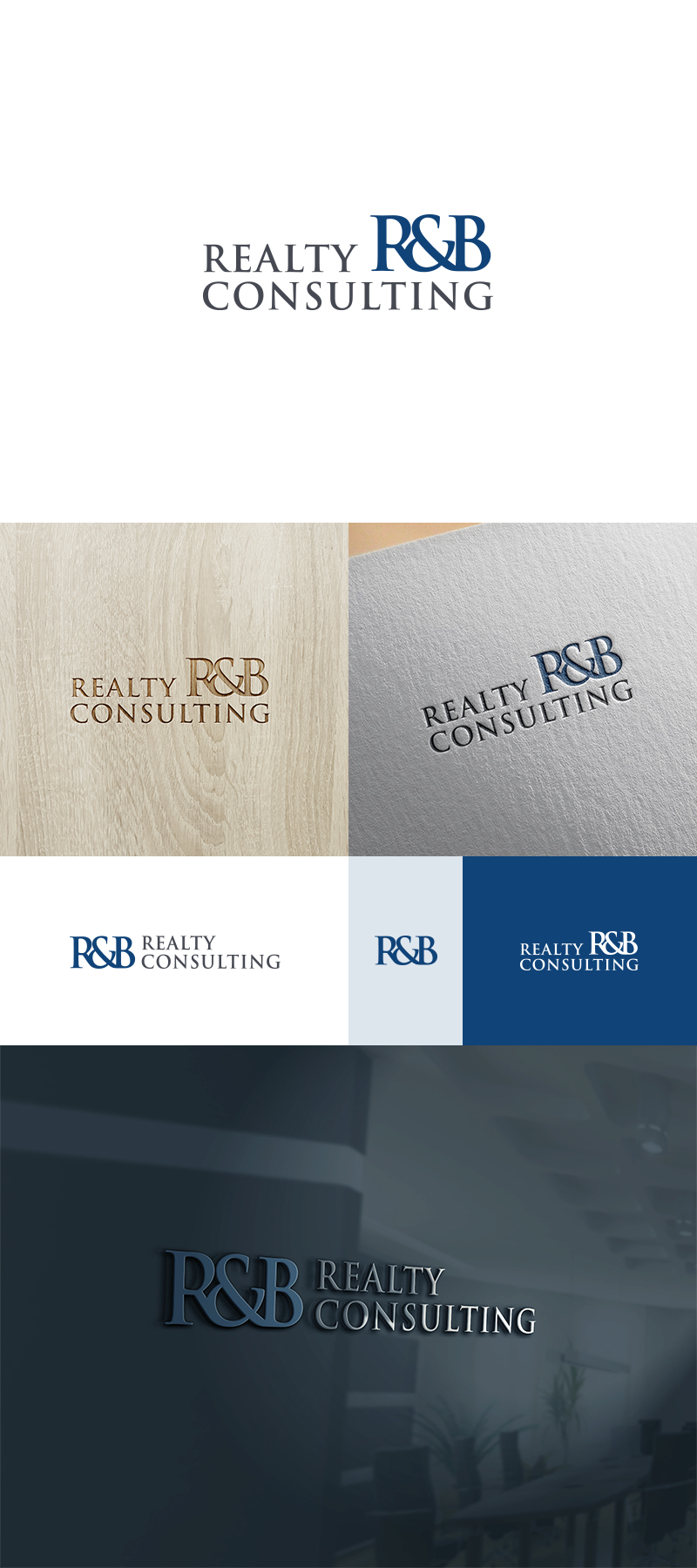 Logo Design by happybrain design for R & B Real Estate Consulting | Design #22458305