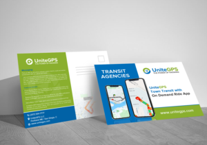 Postcard Design by LAXMI DESIGNHUB for UniteGPS LLC | Design: #22416206