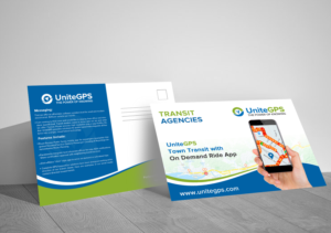 Postcard Design by LAXMI DESIGNHUB for UniteGPS LLC | Design: #22416379