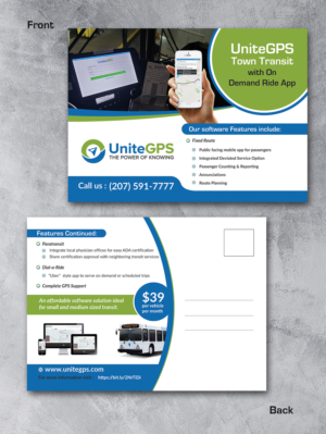 Postcard Design by innovative earth for UniteGPS LLC | Design: #22422125