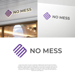 No Mess  | Logo Design by laba tiada henti