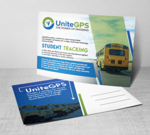 Postcard Design by Deziners Zone for UniteGPS LLC | Design: #22418605