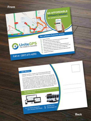Postcard Design by innovative earth for UniteGPS LLC | Design: #22416276