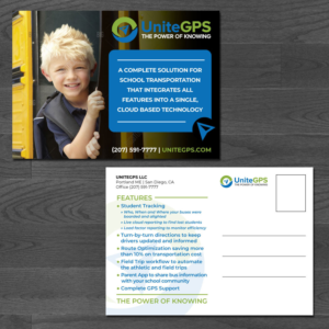 Postcard Design by elenaivanova for UniteGPS LLC | Design: #22417889