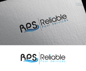 "Reliable Pool Services" along with the initials we are known by "RPS" | Logo Design by Dot Design 3