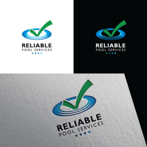 "Reliable Pool Services" along with the initials we are known by "RPS" | Logo Design by Rii