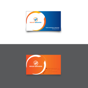 Visitenkarten-Design von sumanbanikbd2014 für ROCKET BROKERS | Design #22427018