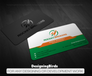 Visitenkarten-Design von Designing Birds für ROCKET BROKERS | Design: #22423495