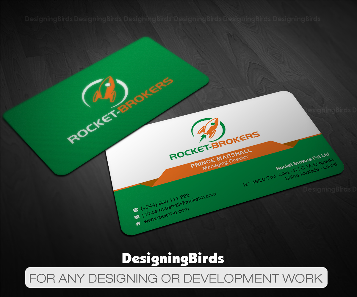 Diseño de Tarjeta de Presentación por Designing Birds para ROCKET BROKERS | Diseño #22423667