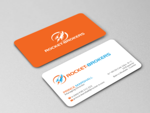Visitenkarten-Design von Creations Box 2015 für ROCKET BROKERS | Design #22417947
