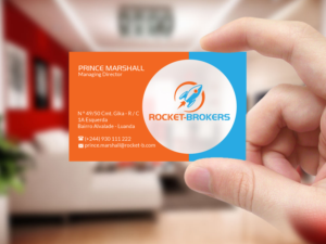 Business Card Design by Creations Box 2015 for ROCKET BROKERS | Design: #22422554