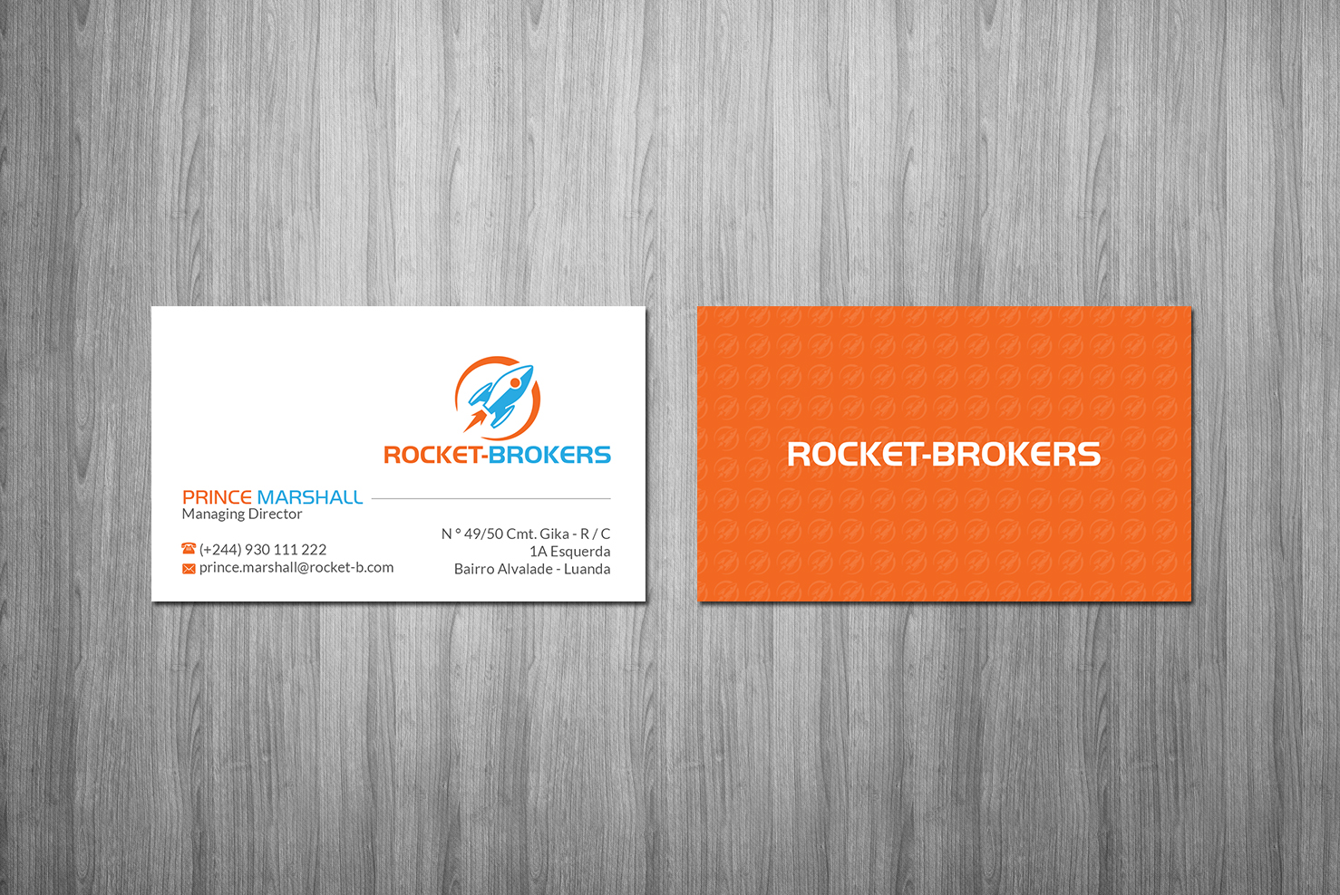 Design de Carte de Visite par Creations Box 2015 pour ROCKET BROKERS | Design #22422570