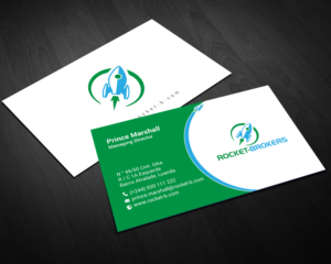 Diseño de Tarjeta de Presentación por chandrayaan.creative para ROCKET BROKERS | Diseño: #22416807
