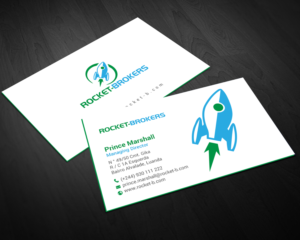Diseño de Tarjeta de Presentación por chandrayaan.creative para ROCKET BROKERS | Diseño: #22416809