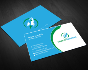 Diseño de Tarjeta de Presentación por chandrayaan.creative para ROCKET BROKERS | Diseño: #22416810