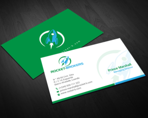 Diseño de Tarjeta de Presentación por chandrayaan.creative para ROCKET BROKERS | Diseño: #22416812