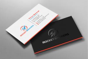 Business Card Design by chandrayaan.creative for ROCKET BROKERS | Design: #22419627