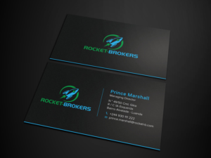 Visitenkarten-Design von Tripti Ranjan Gain für ROCKET BROKERS | Design: #22415878