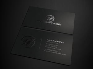 Business Card Design by Tripti Ranjan Gain for ROCKET BROKERS | Design: #22415890