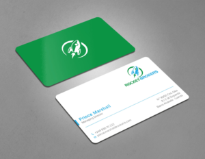 Business Card Design by Tripti Ranjan Gain for ROCKET BROKERS | Design: #22416993