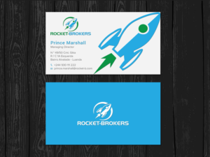Business Card Design by Tripti Ranjan Gain for ROCKET BROKERS | Design: #22417001