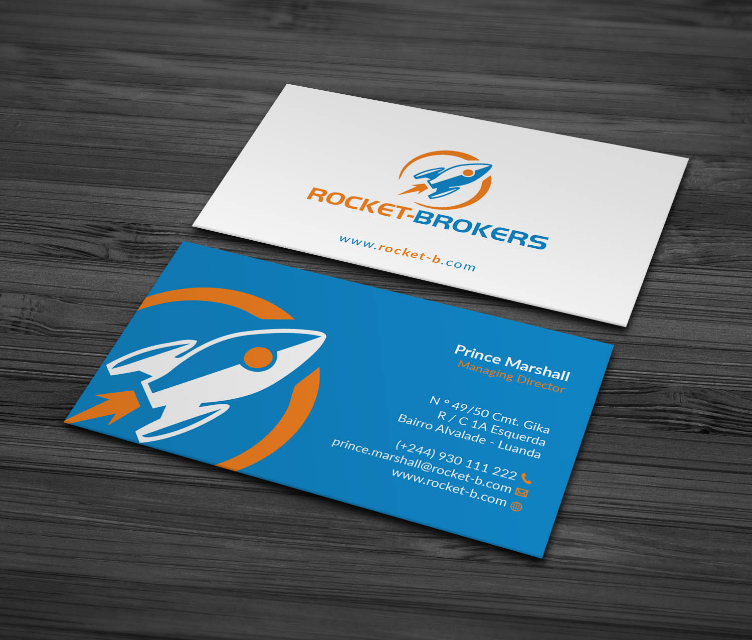 Diseño de Tarjeta de Presentación por MDesign para ROCKET BROKERS | Diseño #22436528