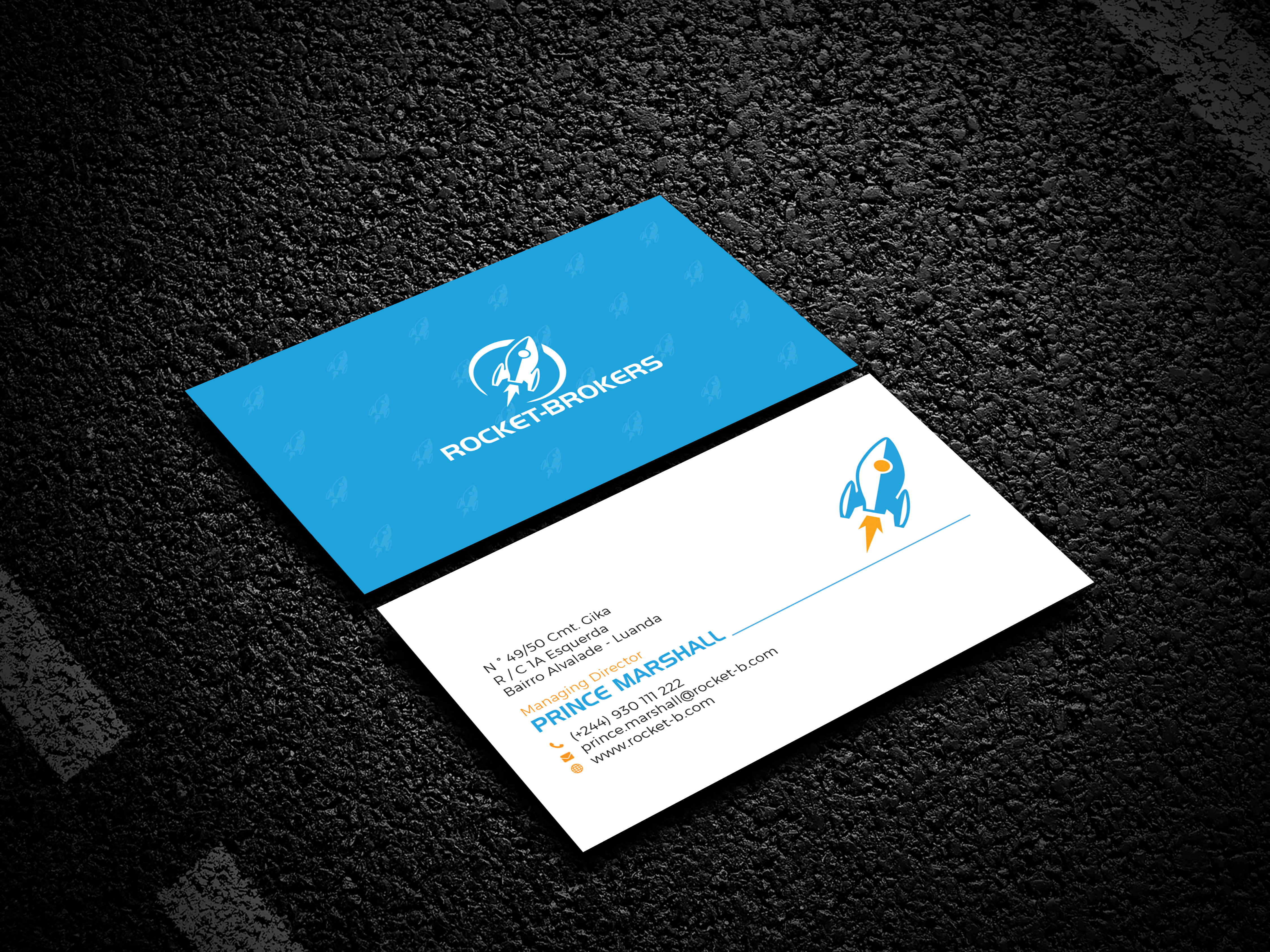 Diseño de Tarjeta de Presentación por Bold Pixels para ROCKET BROKERS | Diseño #22425116